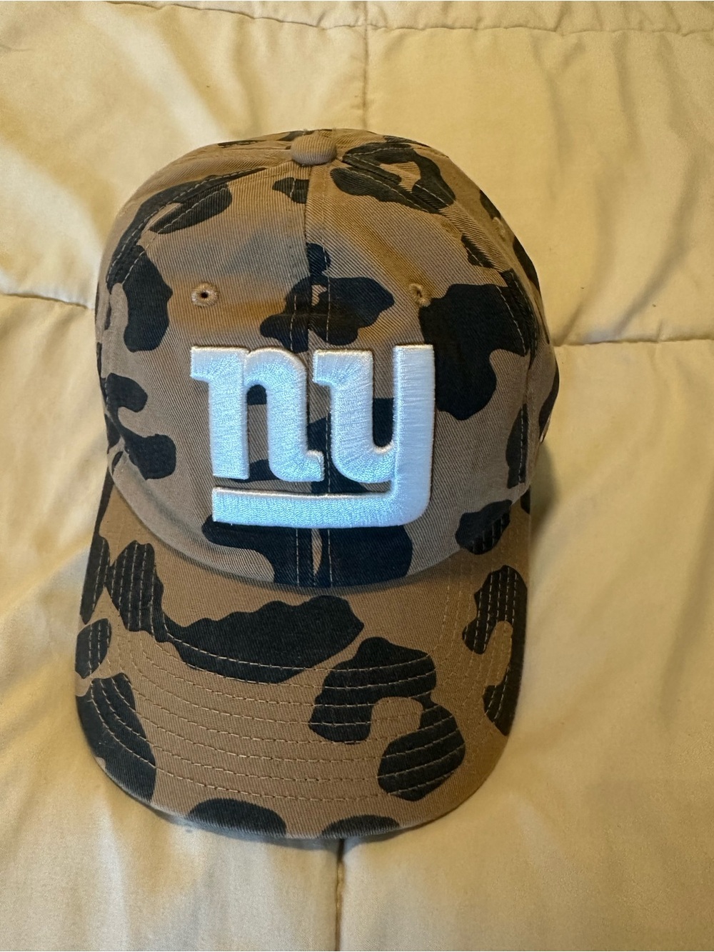 New York Giants Leopard Baseball Cap- Brown/Black